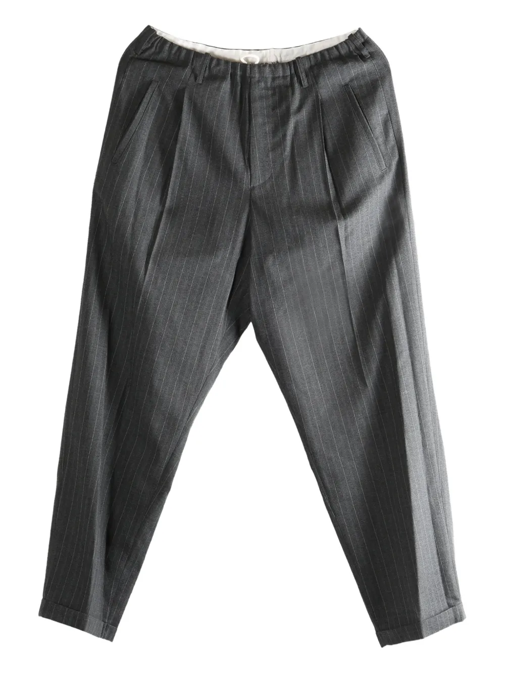 Magliano striped pleated trousers | Grey | Image 1