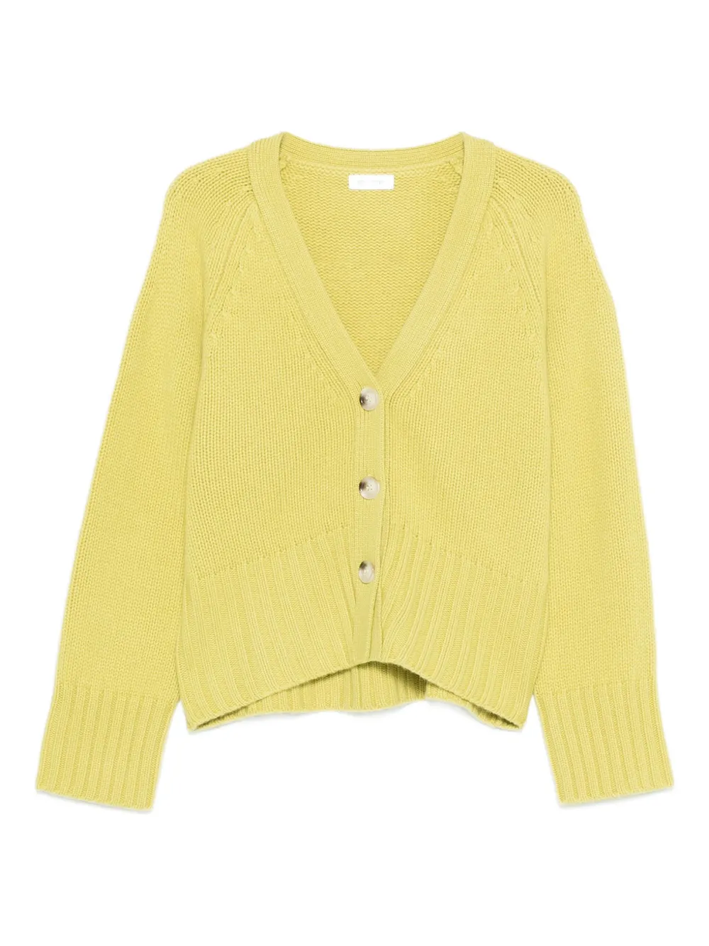 Soft Goat buttoned cardigan | Yellow | Image 1