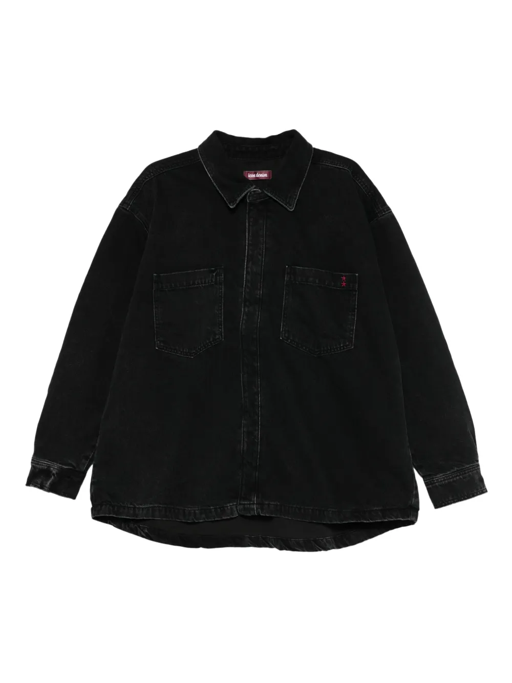 ICON DENIM Billy pocket shirt - Nero