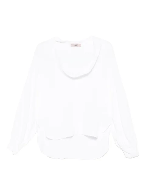 CARLA G. blusa con cuello esmoquin