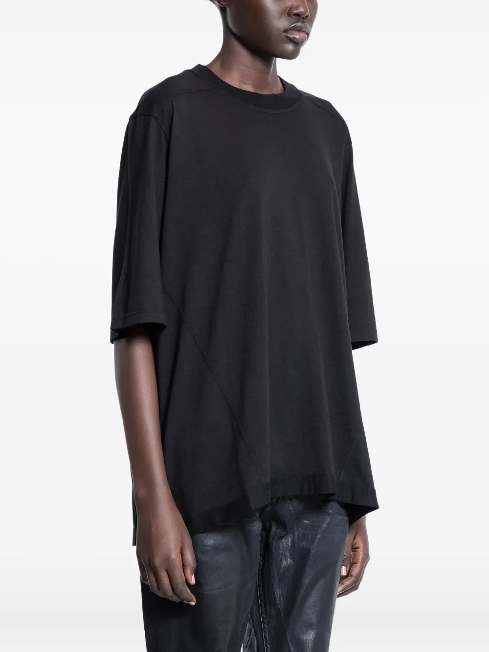 Rick Owens Drkshdw Hollywood Walrus T-shirt In Black