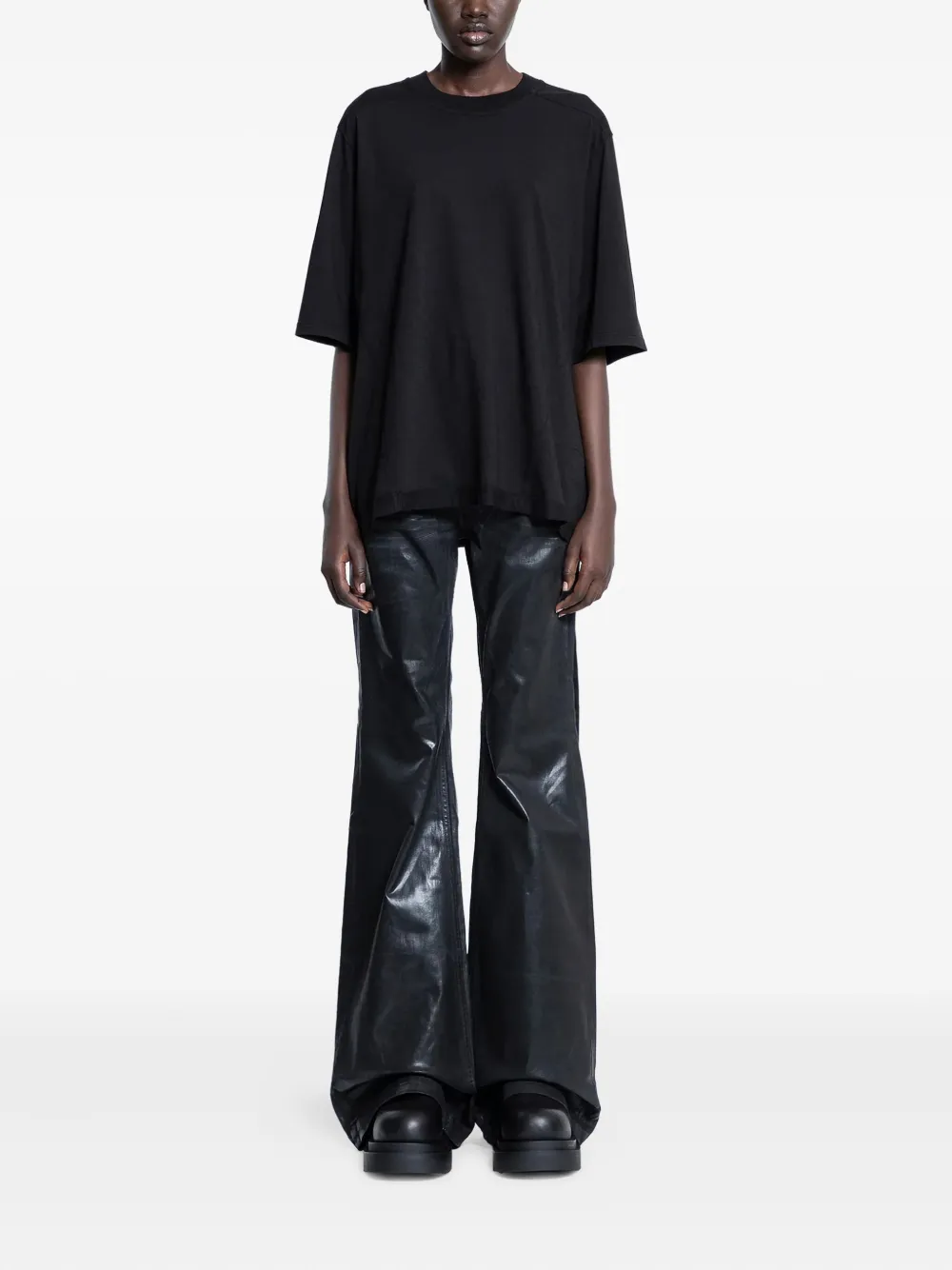 Rick Owens Drkshdw Hollywood Walrus T-shirt In Black