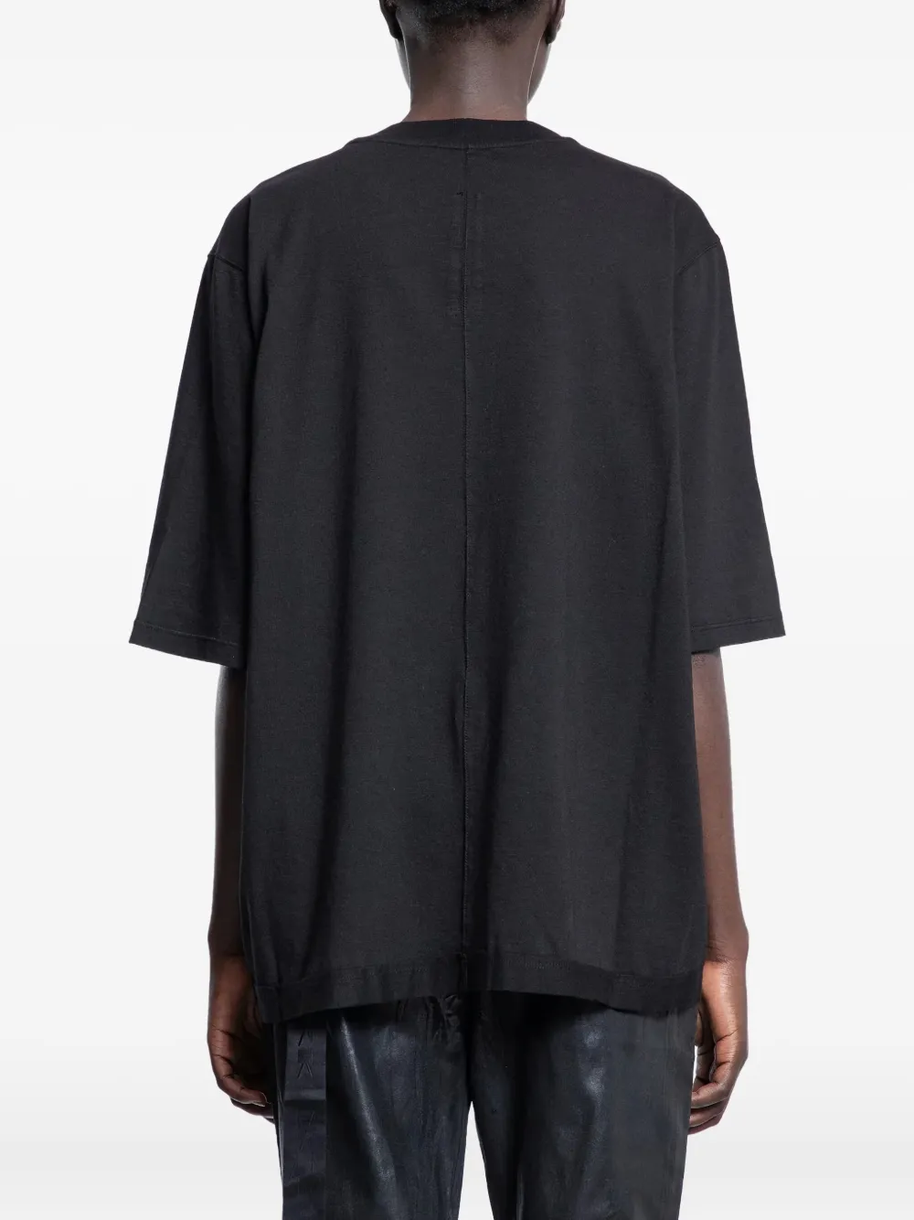 Rick Owens Drkshdw Hollywood Walrus T-shirt In Black