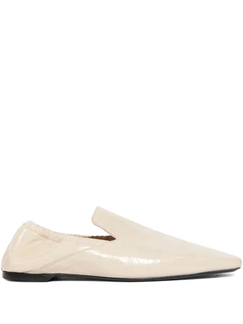 TOTEME elasticated-back leather loafers
