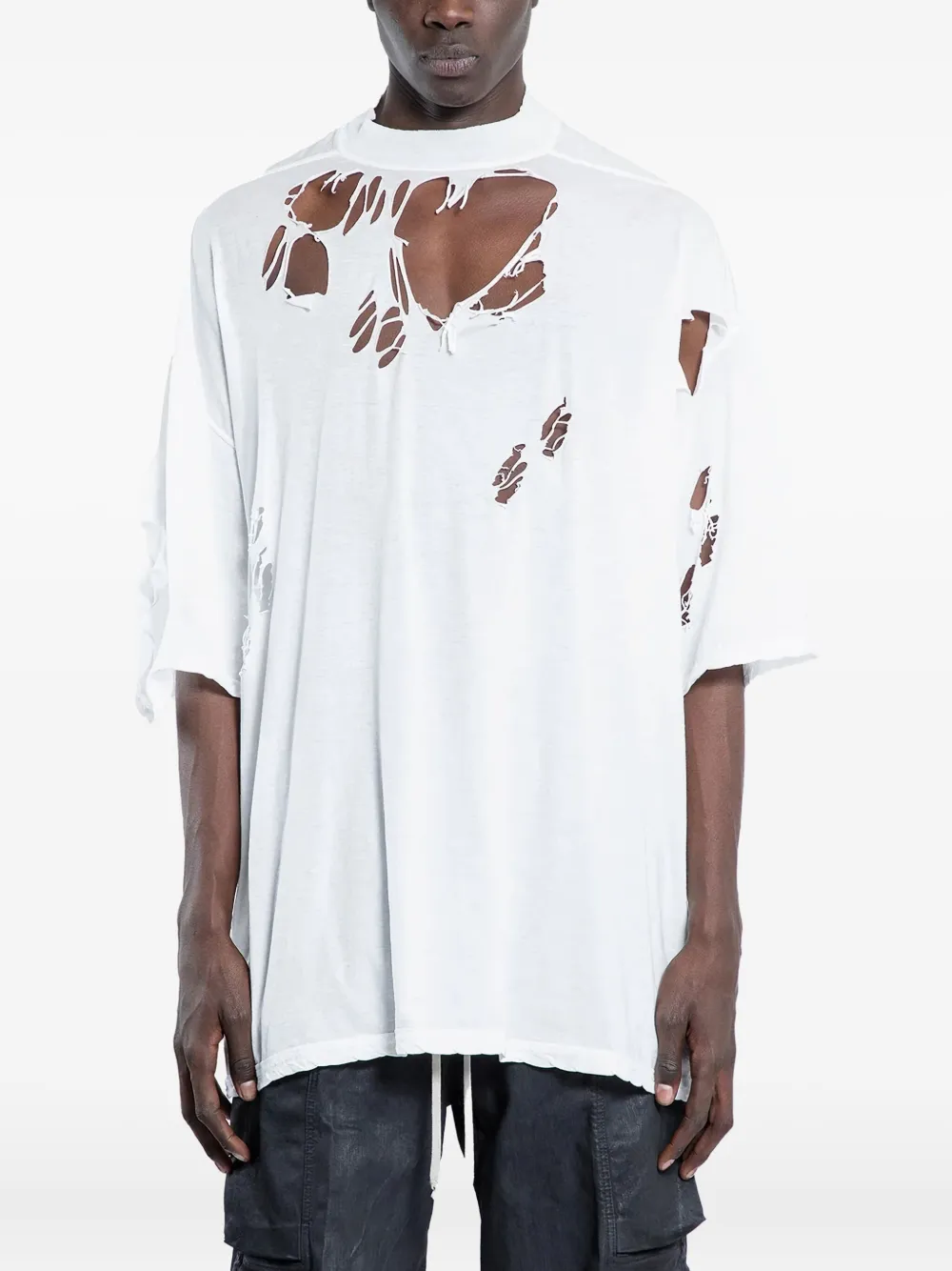 Rick Owens DRKSHDW playera Hollywood Tommy | blanco | Image 1