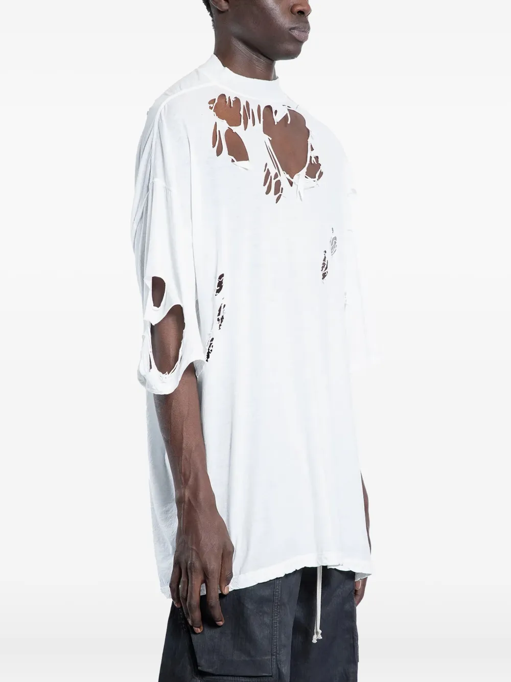 Rick Owens DRKSHDW Hollywood Tommy T-shirt Wit