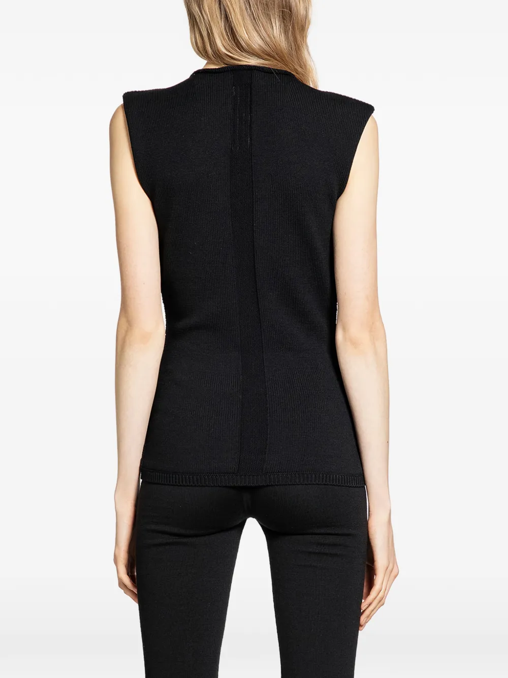  Rick Owens Tanja Distressed Top - Black 