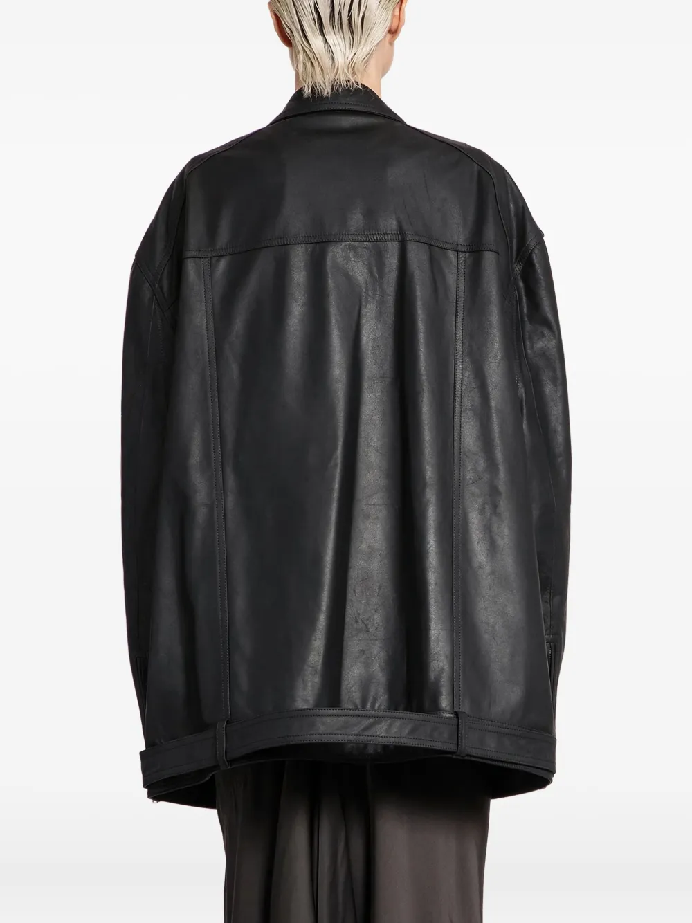 Rick Owens Jumbo Luke Stooges Jacket In Black