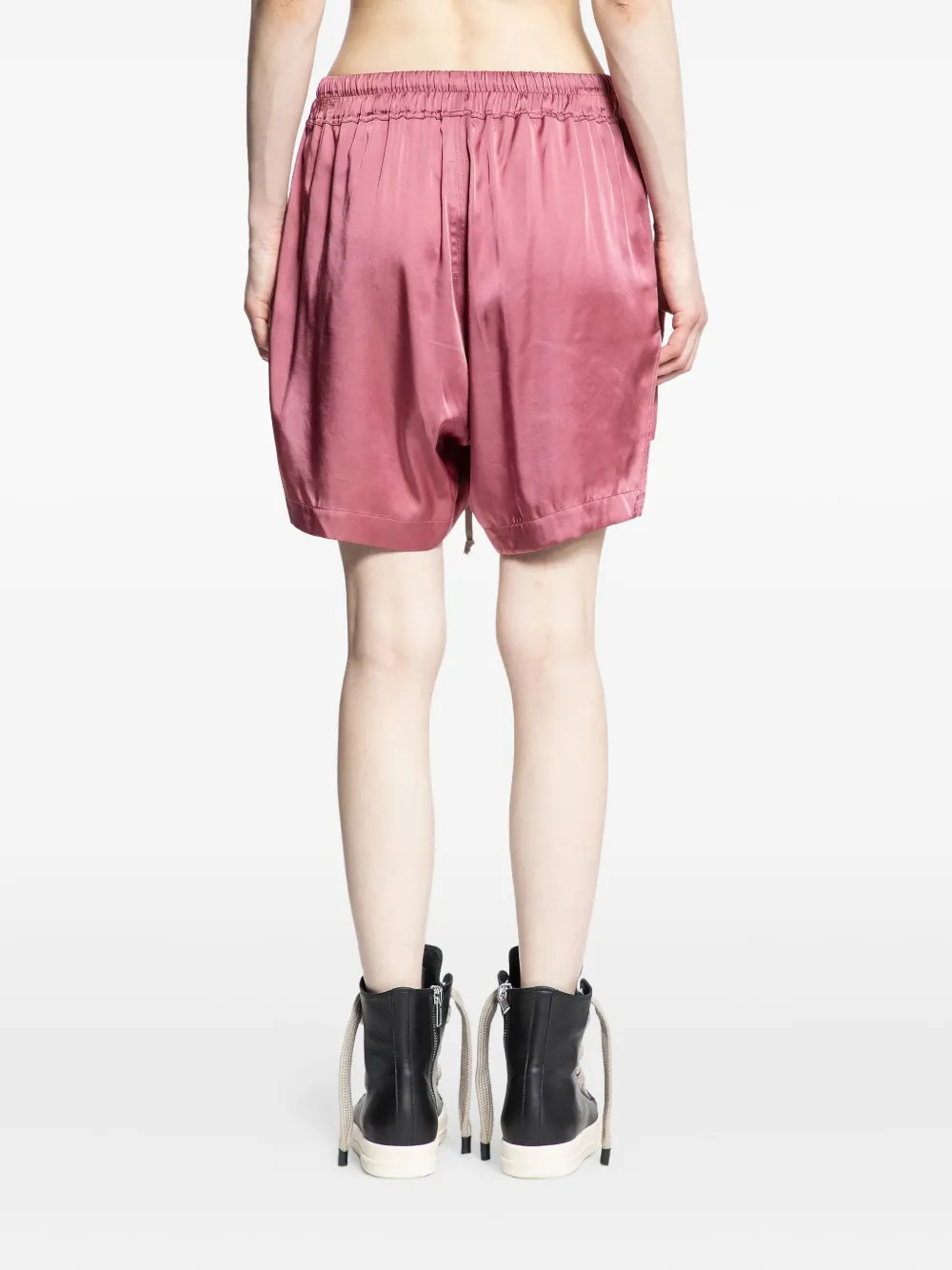 Rick Owens Drawstring-fastening Shorts In Pink