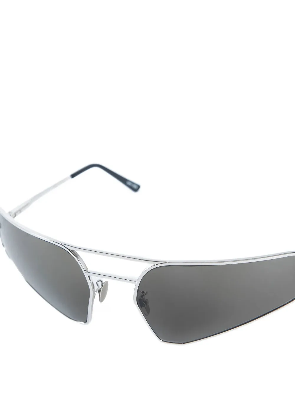 Rick Owens Hollywood Prong zonnebril Zilver