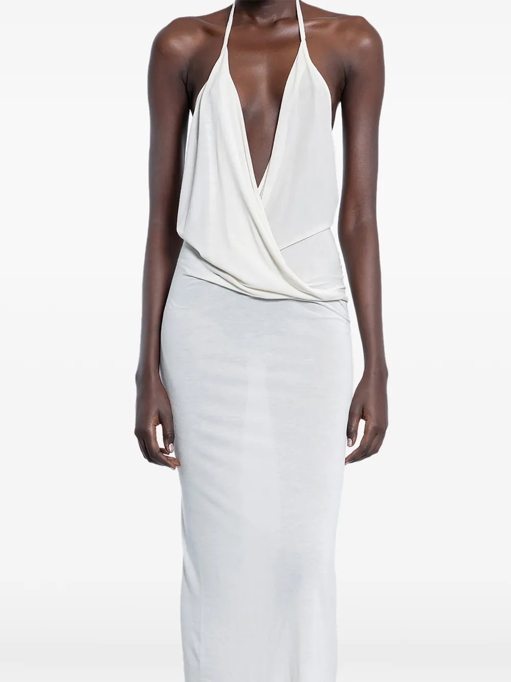 Rick Owens Hollywood midi dress - Beige