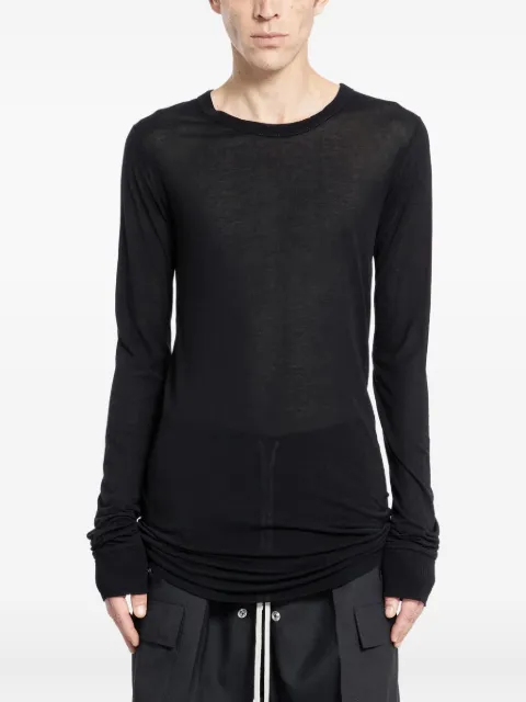 Rick Owens top de manga larga