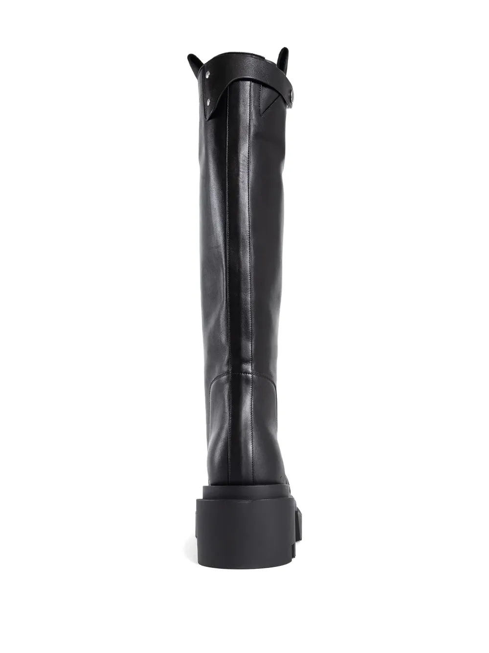 Rick Owens Bogun Pull-on Platform Boots In Black