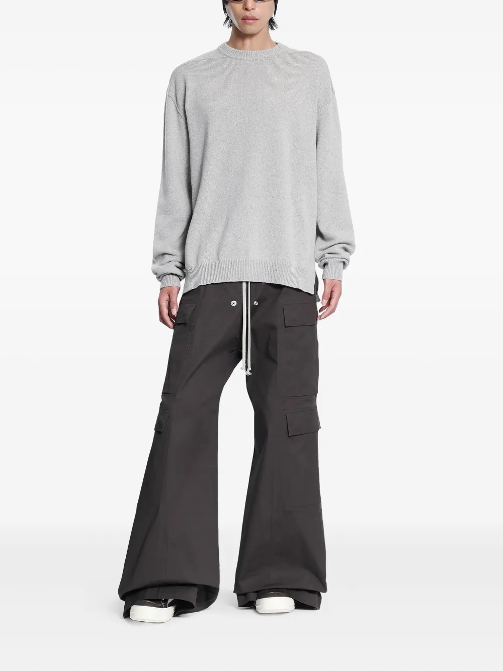 Rick Owens Concordians round-neck sweater - Grijs