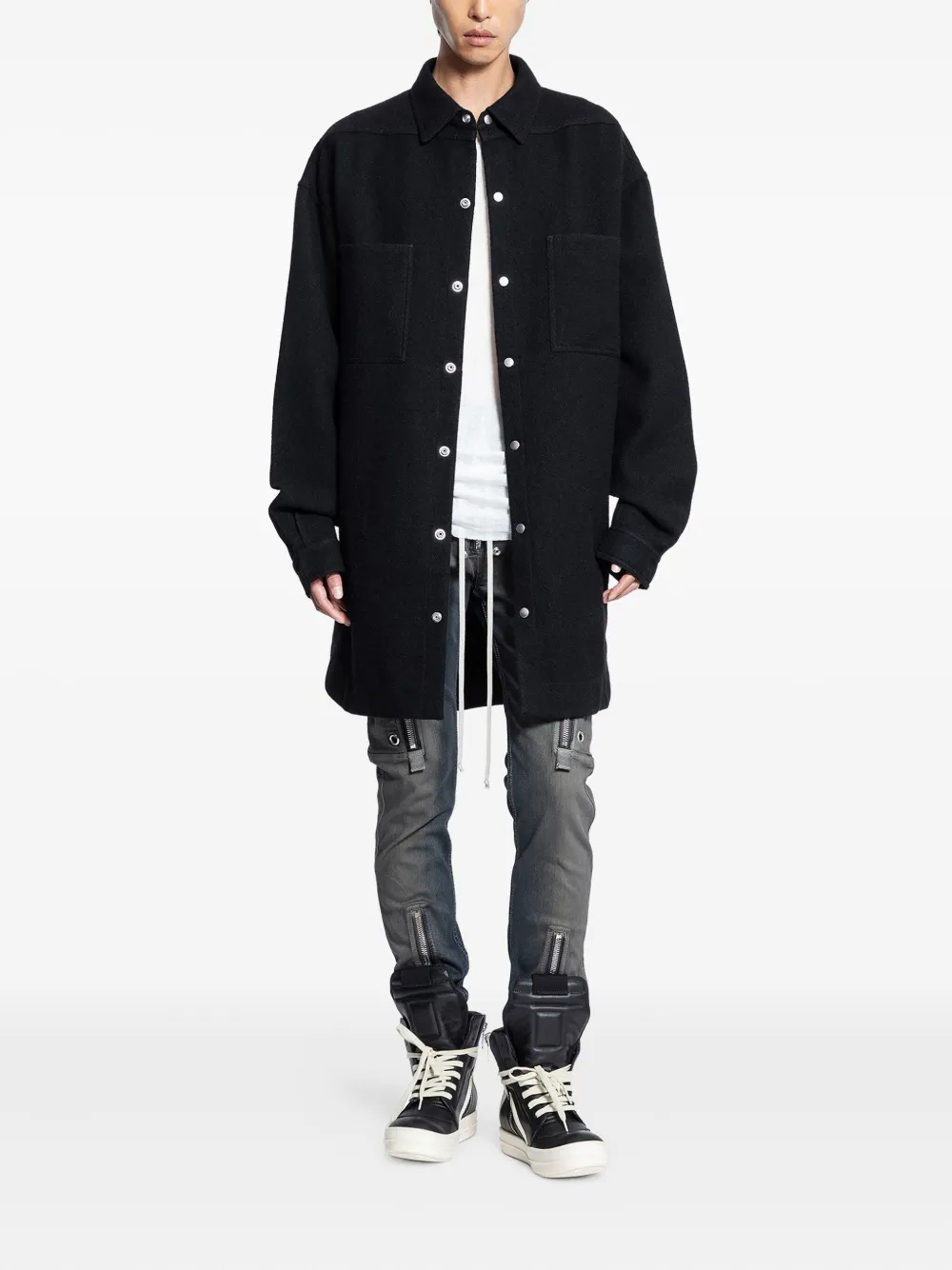 Rick Owens long-sleeve T-shirt - Wit