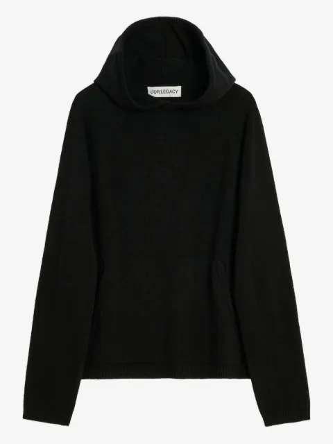 OUR LEGACY knitted hoodie