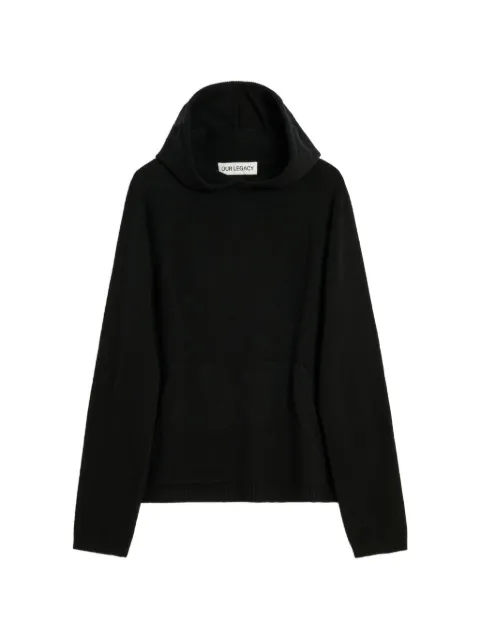 OUR LEGACY knitted hoodie