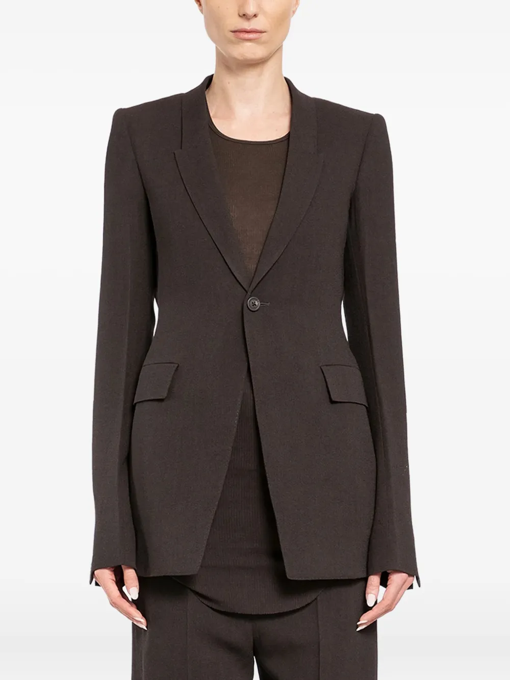 Rick Owens Porterville Extreme Blazer In Multi