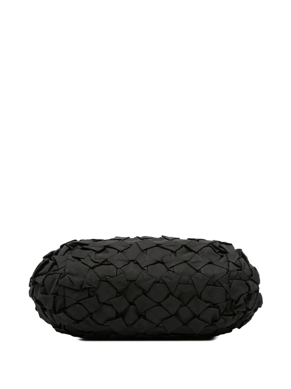 Pre-owned Prada 2013-2025 Tessuto Weave Tote Bag In Black