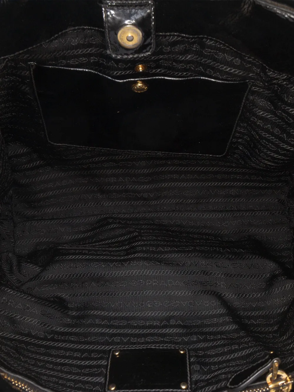 Pre-owned Prada 2013-2025 Tessuto Weave Tote Bag In Black