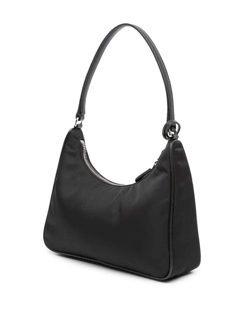 Pre-owned Prada 2019-2025 Re Nylon Re Edition 2005 Shoulder Bag In Black