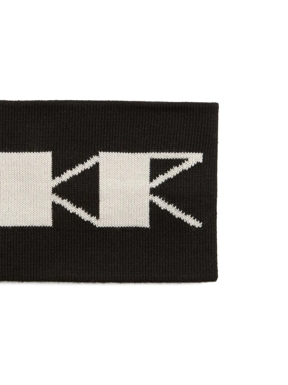 Rick Owens Drkshdw Concordians Knit Headband In Black