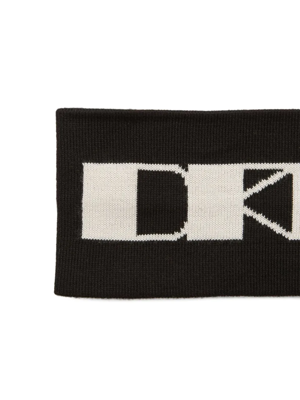 Rick Owens Drkshdw Concordians Knit Headband In Black