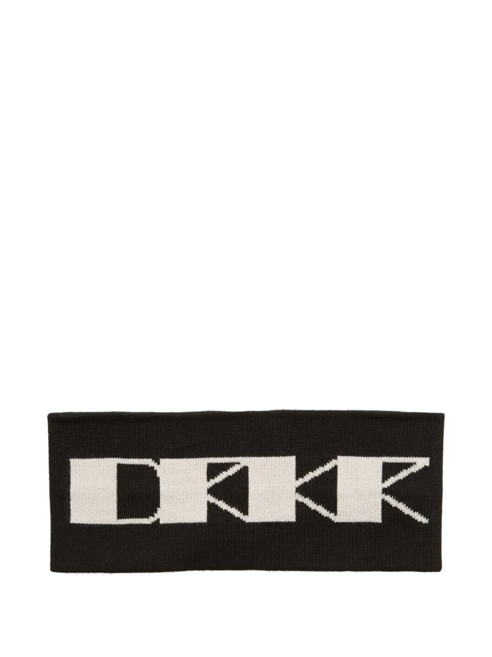 Rick Owens Drkshdw Concordians Knit Headband In Black