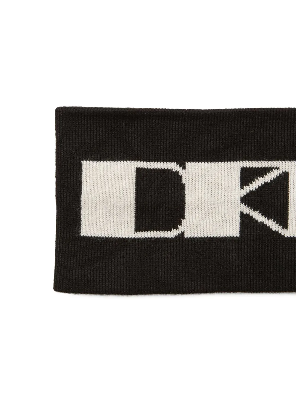 Rick Owens DRKSHDW Concordians gebreide hoofdband Zwart