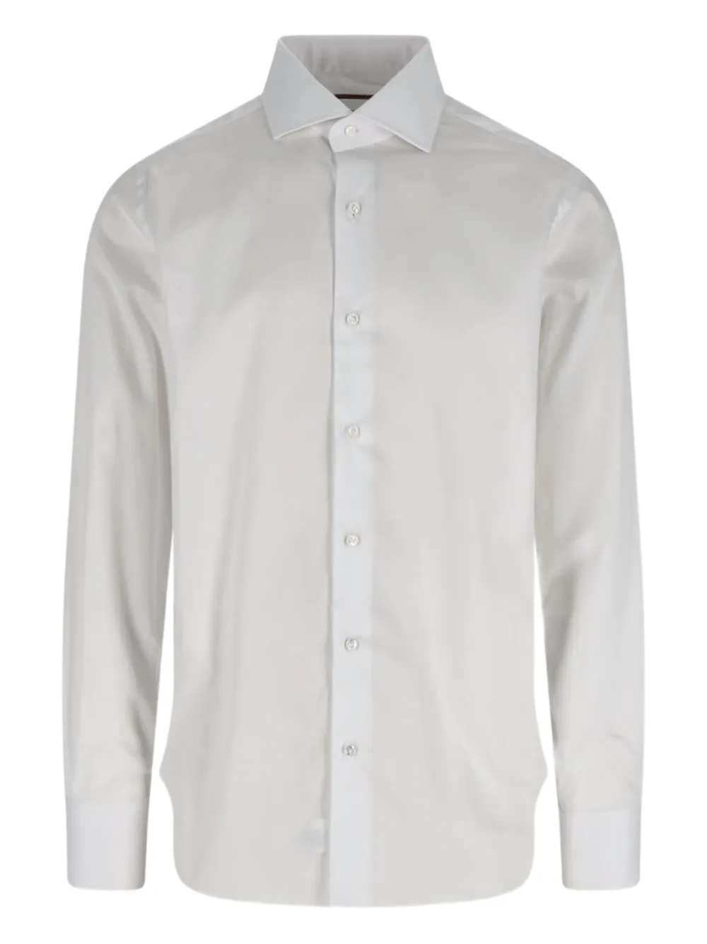 Barba camisa de algodón con detalle bordado | blanco | Image 1