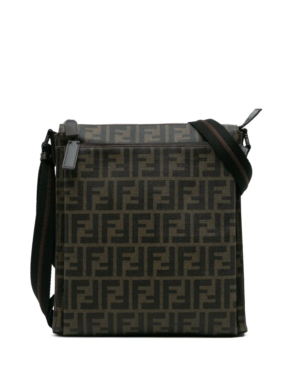 Fendi Pre-Owned sac à bandoulière en toile enduite à motif Zucca (2010-2025) | marron | Image 1