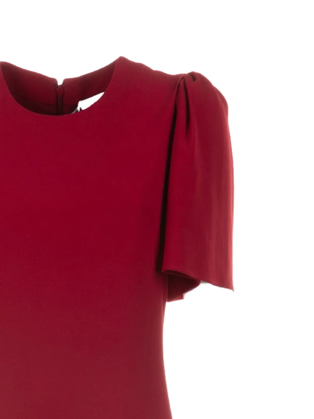 Alexander McQueen Midi-jurk met ronde hals - Rood