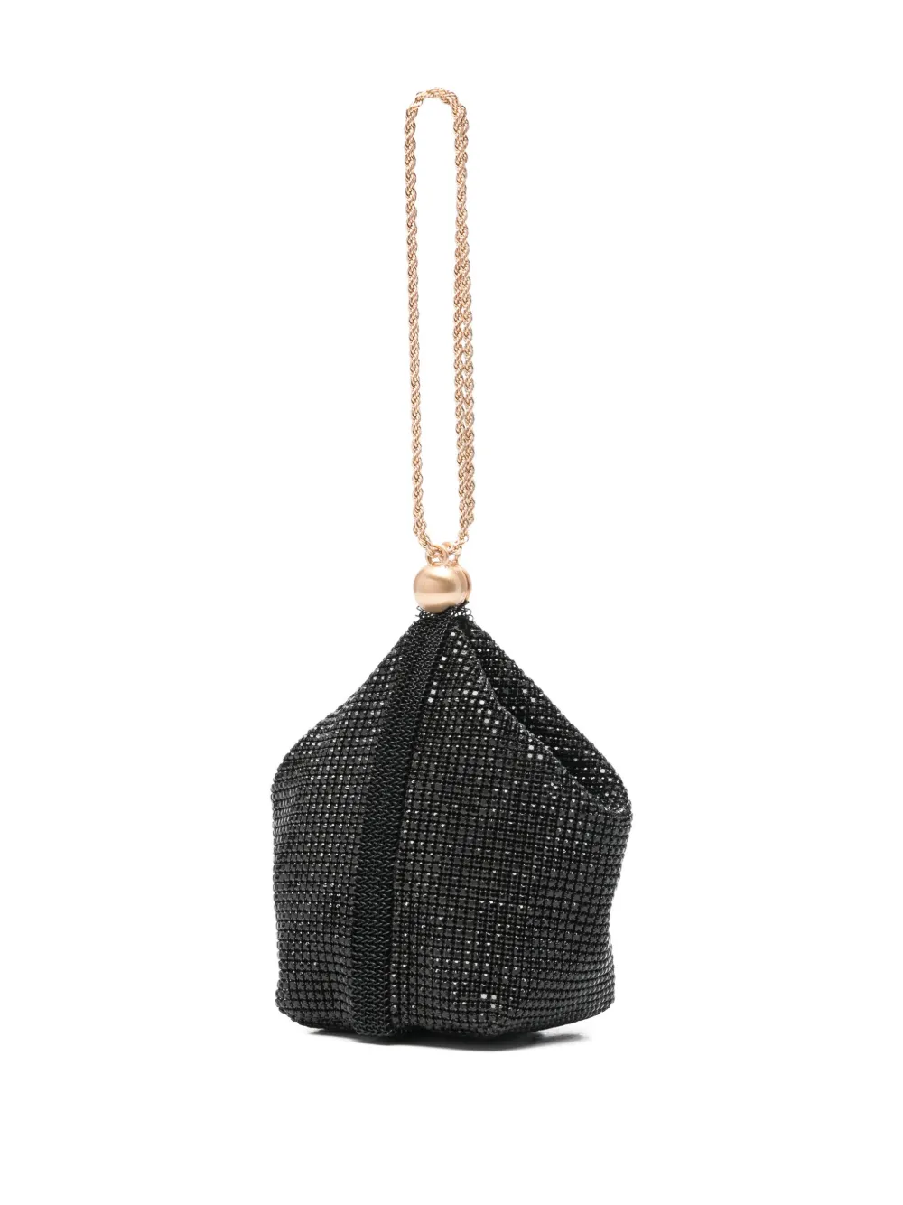 Cult Gaia Rue kleine tas met kralen ketting Zwart