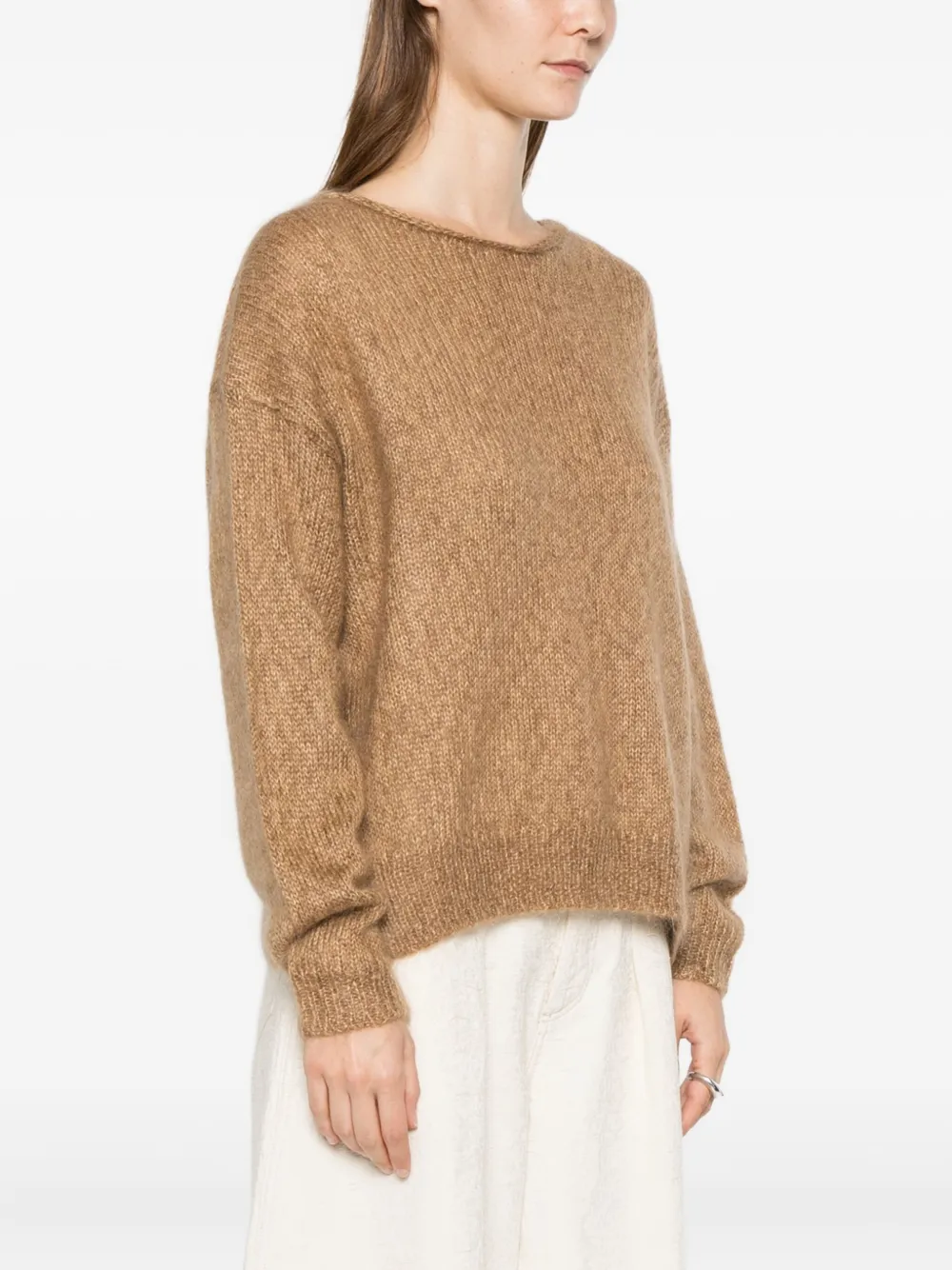  C.t.plage Boat-neck Sweater - Brown 