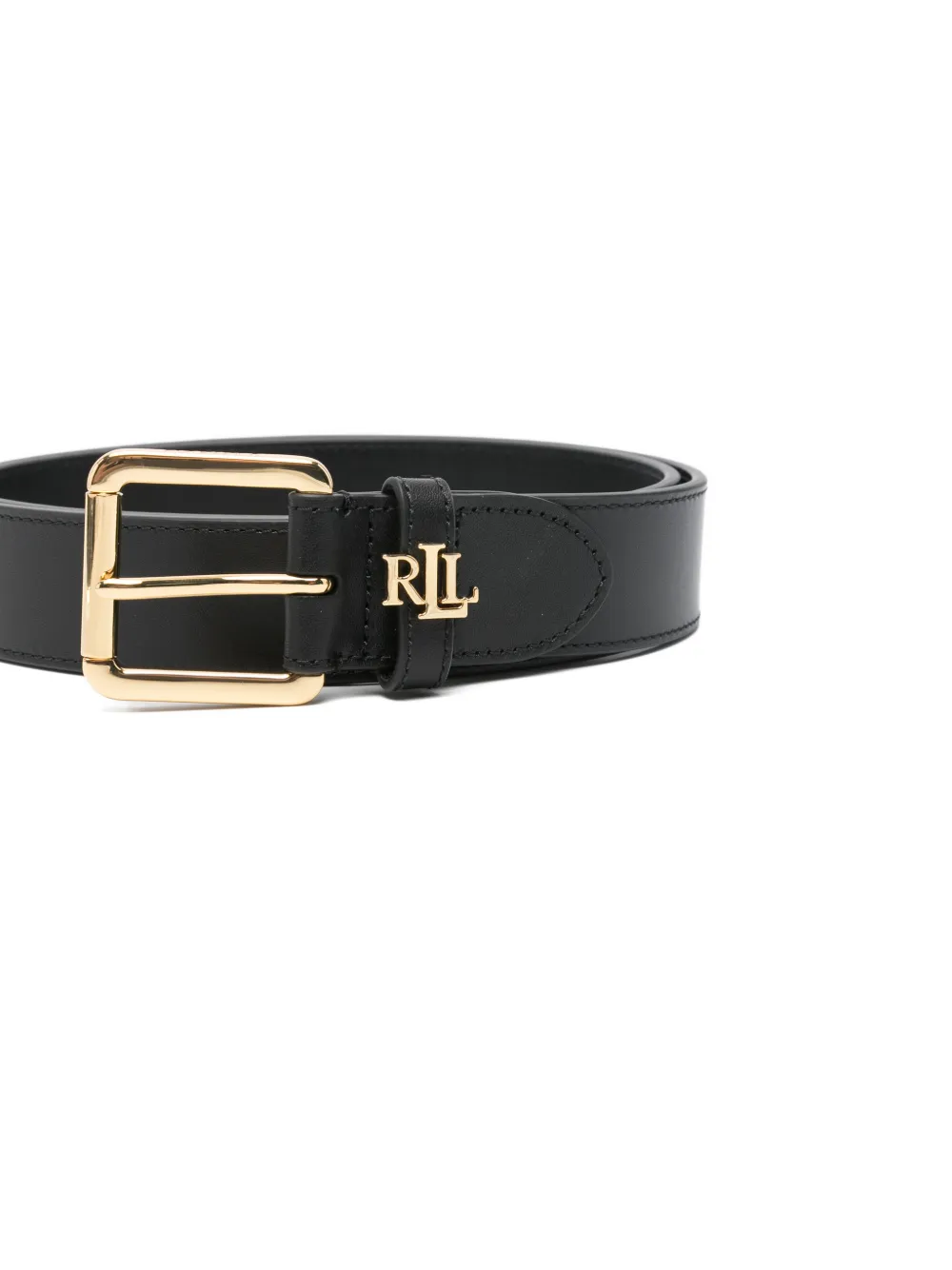 Ralph Lauren Logo-detail Belt In Black