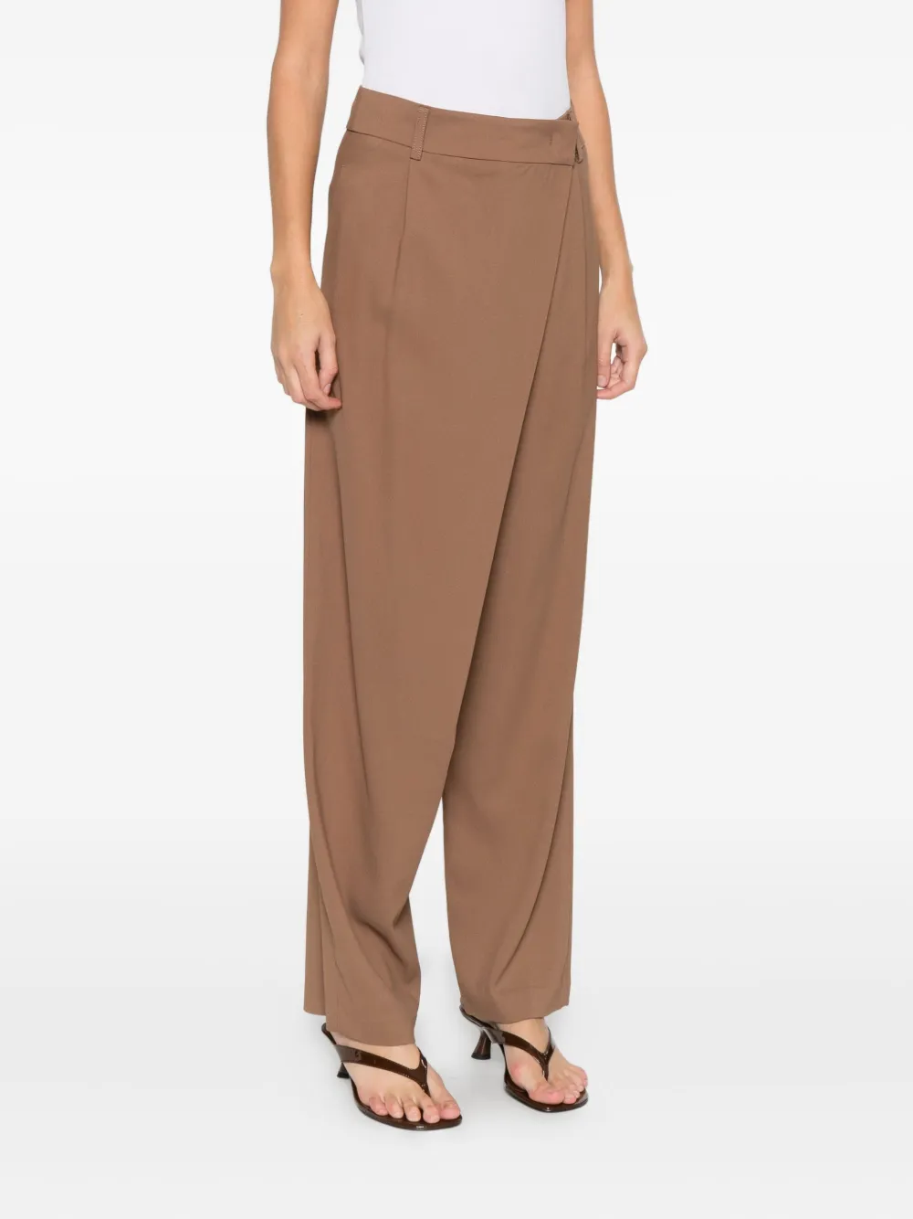 CARLA G. Broek met wikkeldesign Bruin