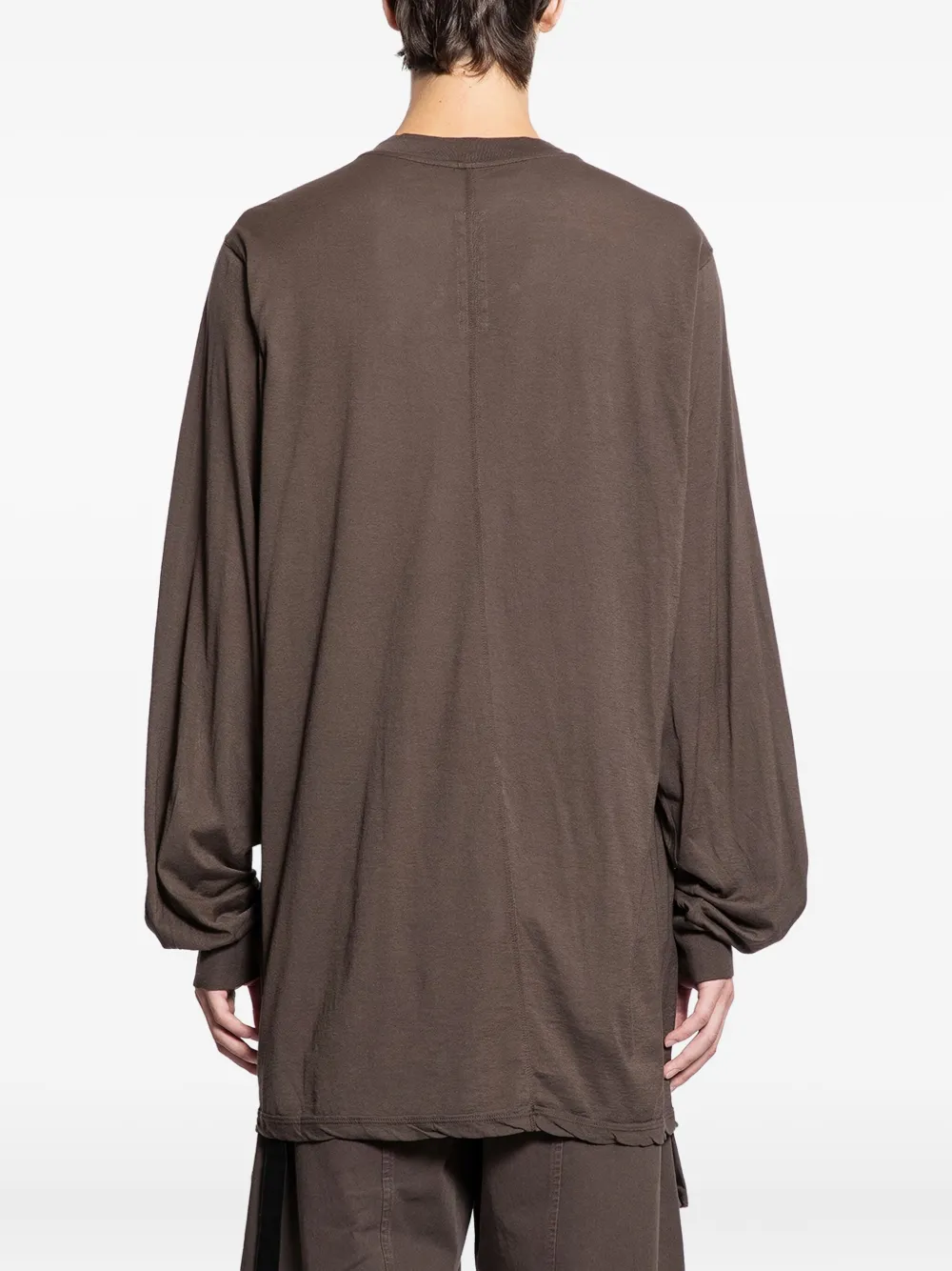 Rick Owens DRKSHDW Jumbo T-shirt met lange mouwen Bruin