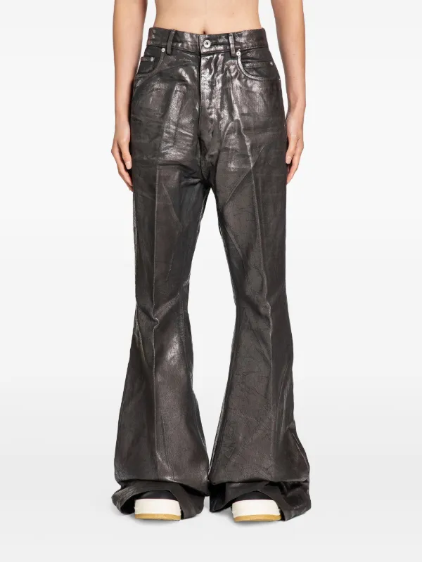 Rick Owens Concordians Bolans フレアジーンズ | ブラウン | FARFETCH JP