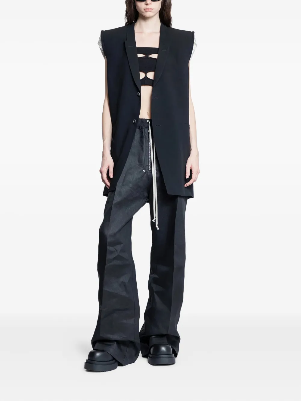 Rick Owens cut-out tank top | Vests & Tank Tops | Image 2