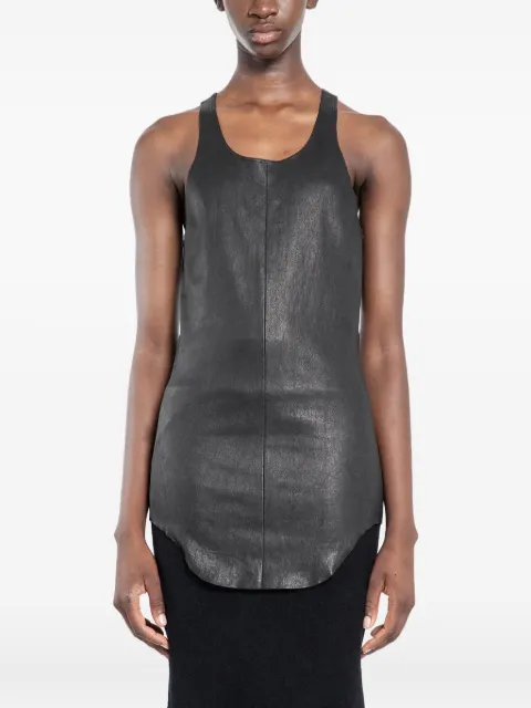 Rick Owens Porterville leather tank top