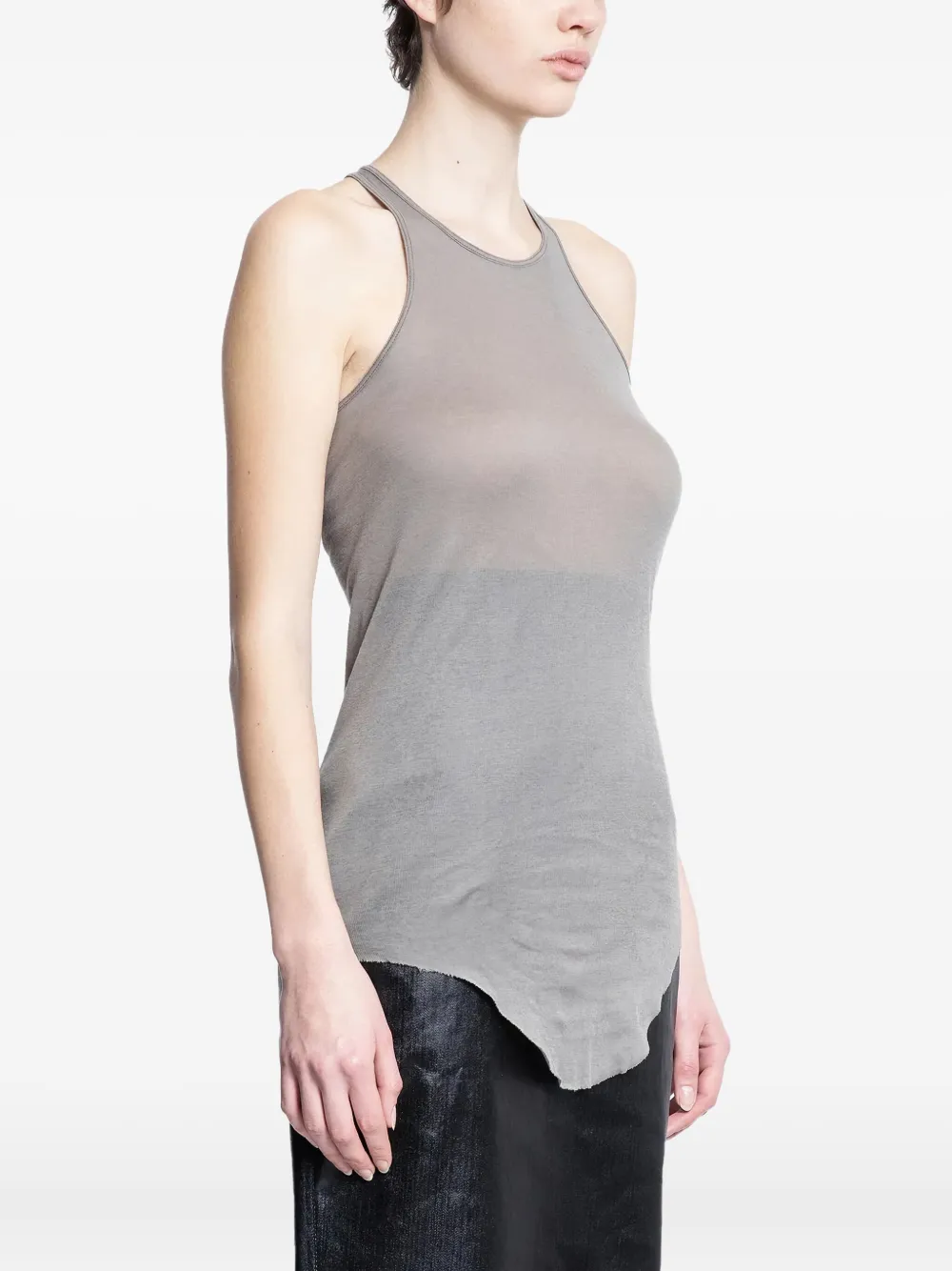 Rick Owens Forever Tank Top In Gray
