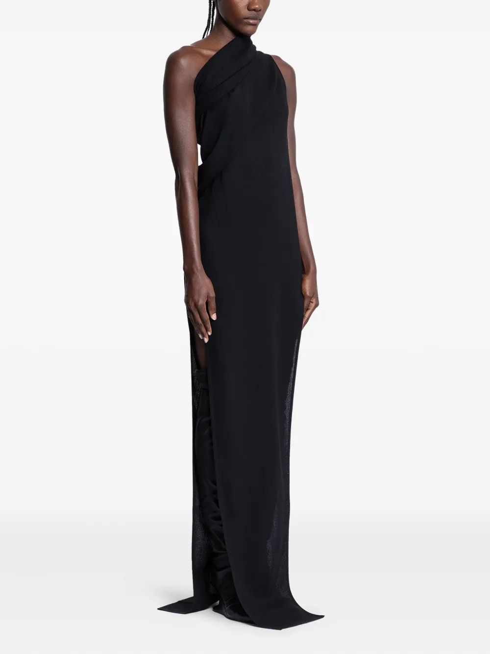 Rick Owens Athena Gown In Black