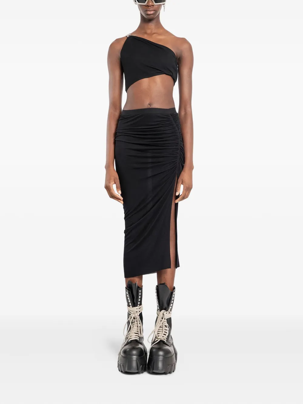 Rick Owens Lilies Hydra one-shoulder top | Vests & Tank Tops | Image 2