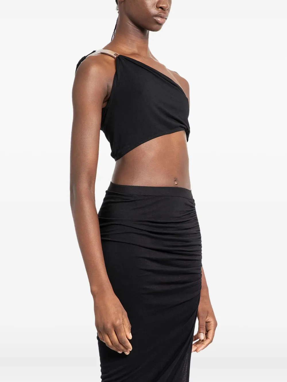 Rick Owens Lilies Hydra asymmetrische top Zwart