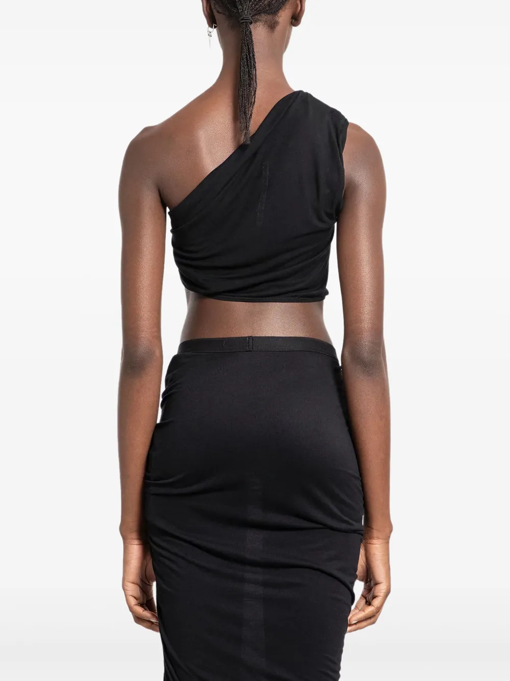 Rick Owens Lilies Hydra asymmetrische top Zwart