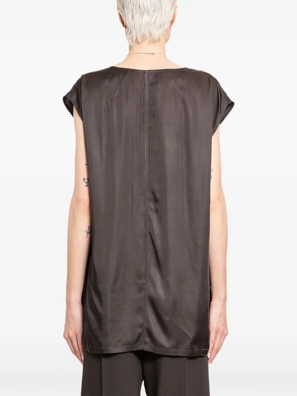 Rick Owens Dylan blouse met V-hals Grijs
