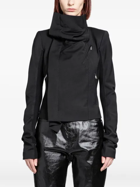 Rick Owens zipped biker jacket