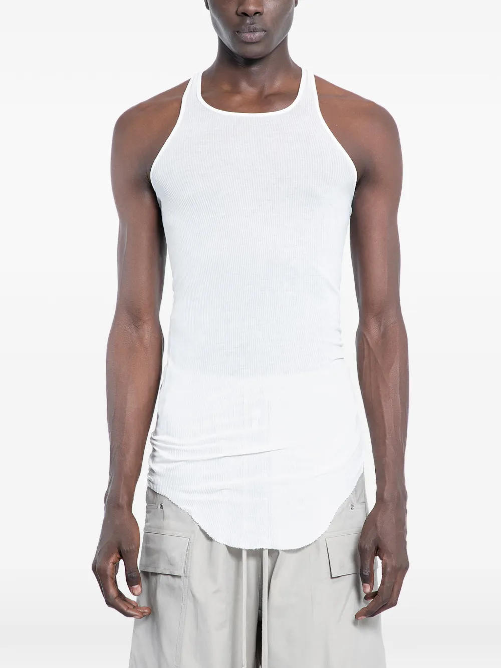 Rick Owens white tank top - Bianco