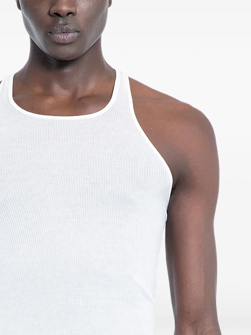 Rick Owens white tank top - Wit