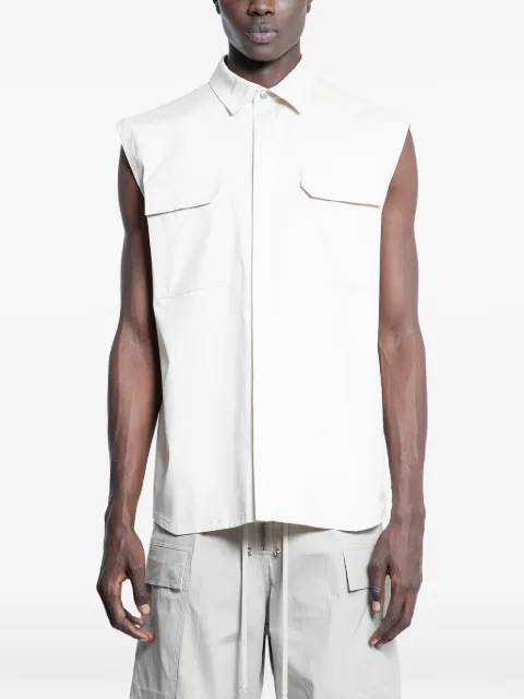 Rick Owens sleeveless jumbo shirt